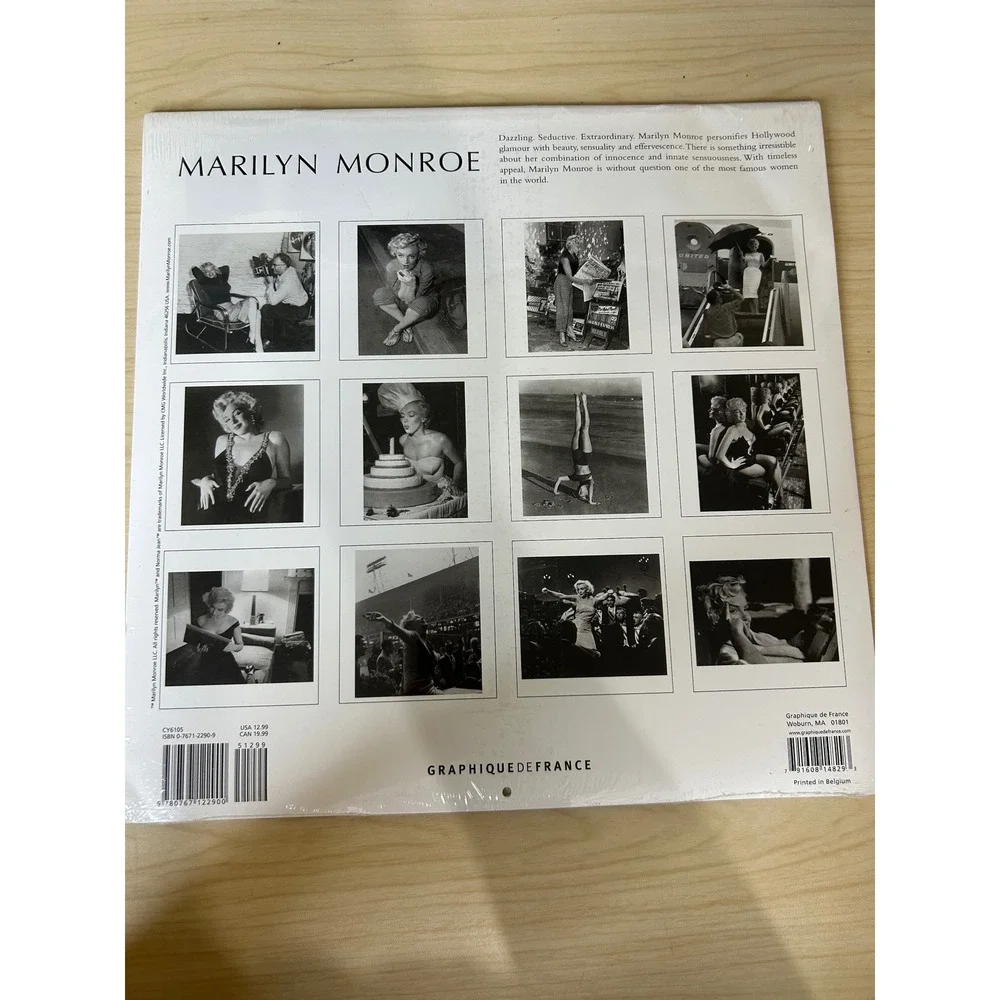 Marilyn Monroe 2005 Calendar Graphique de France Vintage Sealed New Collectible‎